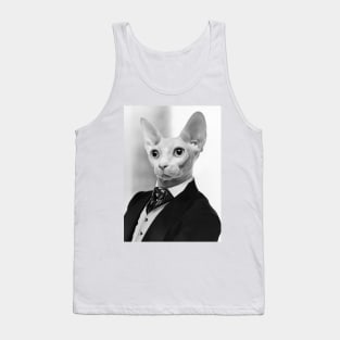 Gentleman Sphynx Cat - Pet Gift Tank Top